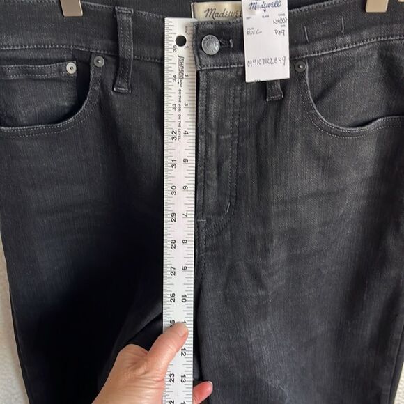 *NOT NWT* Madewell Perfect Vintage Wide Leg Womens Size 29 Petite Black Rinse - Picture 7 of 10
